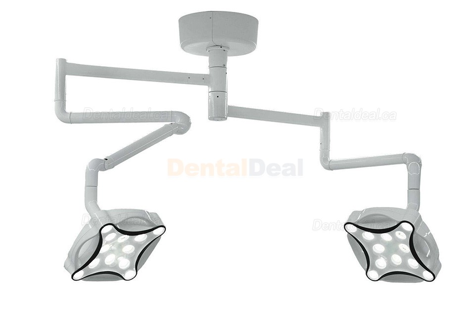 Micare JD1700 Double Head Ceiling-mouted Dental LED Surgical Lamp Dental Operatory Light
